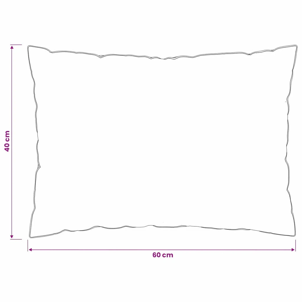 Cuscino 2 pcs 40 x 60 cm Lana Australiana Bianco 42042903