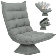 Poltrona Relax Girevole ¨C Minimal ¨C Grigio Chiaro 62x70x95