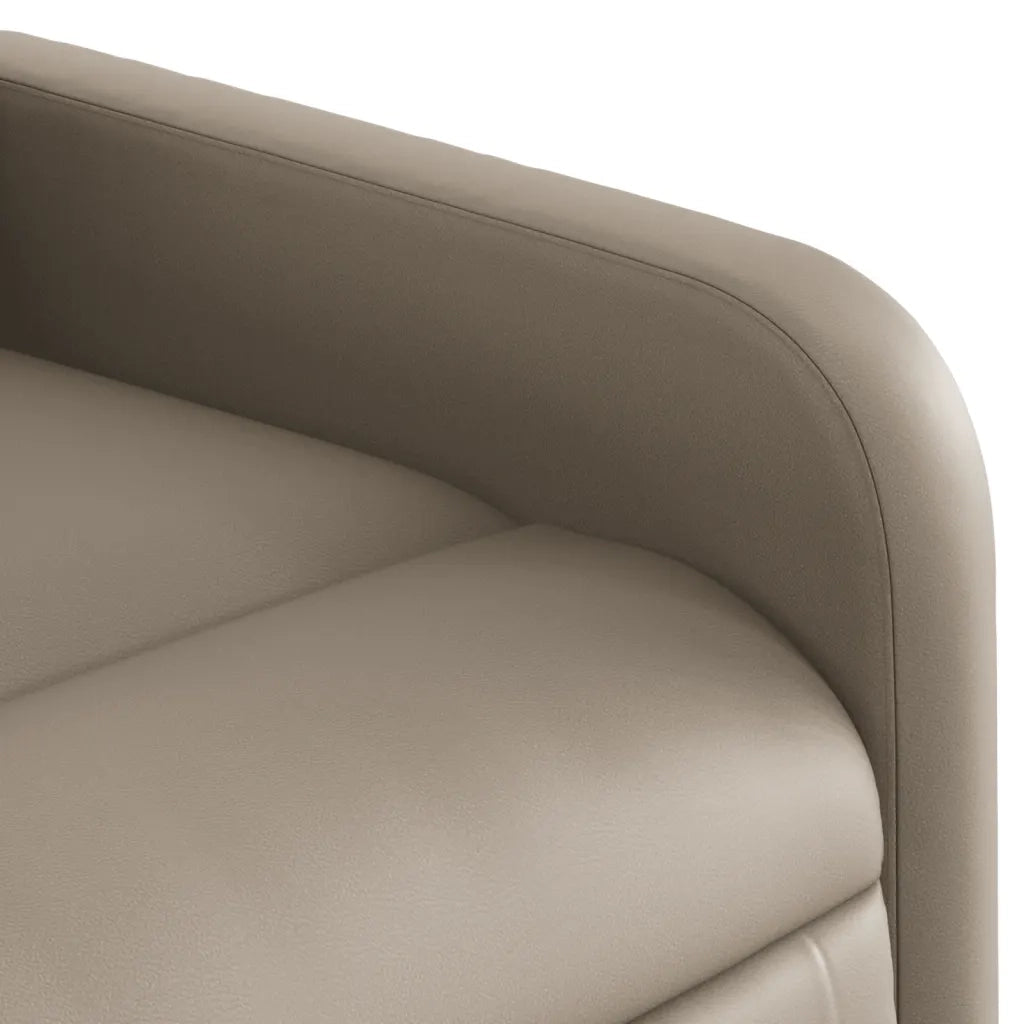 Poltrona Reclinabile Cappuccino in Similpelle 374189