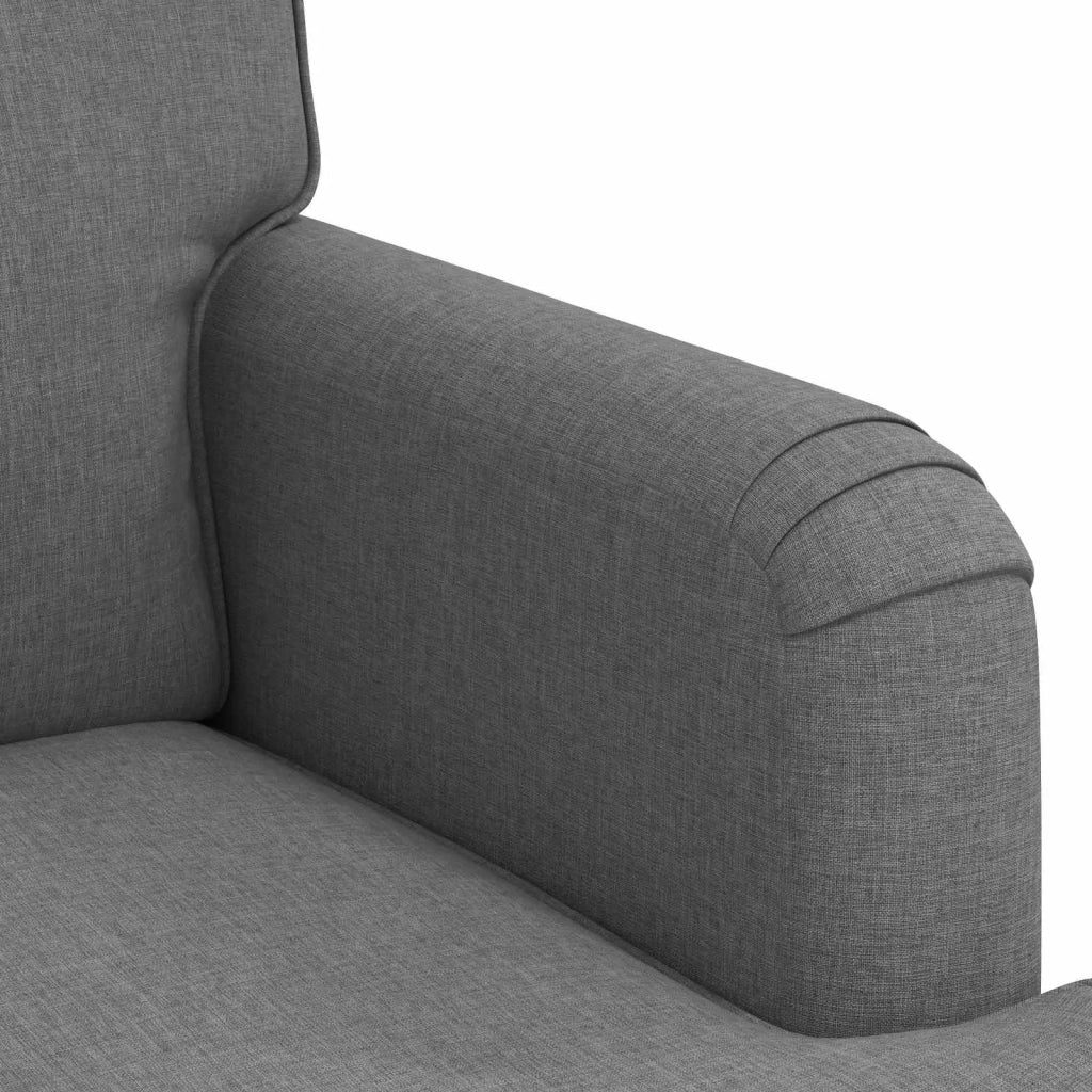 Set di divani 2 pcs Grigio scuro 162 x 80 x 85 cm Tessuto 3407561