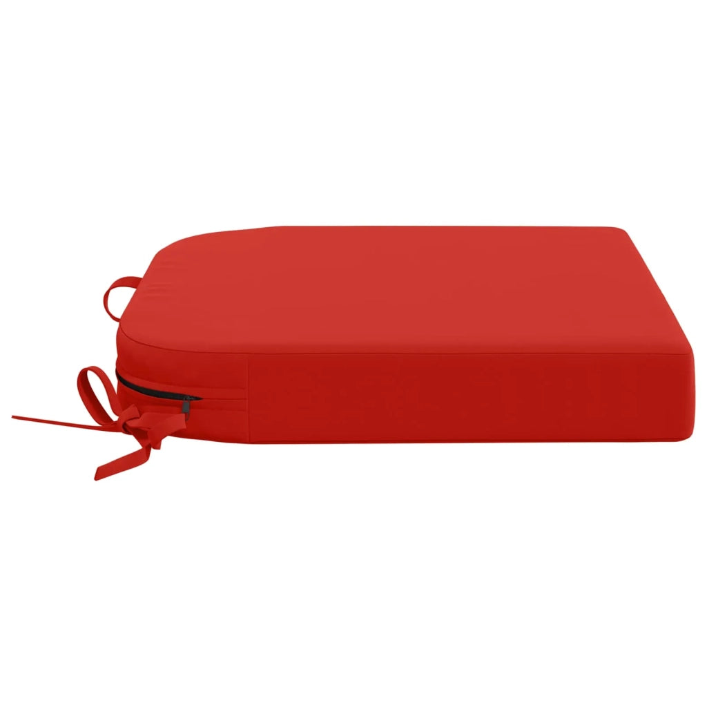 Cuscini per sedile a 4 pezzi SOEST 4 pz 100% Poliestere Rosso 945216