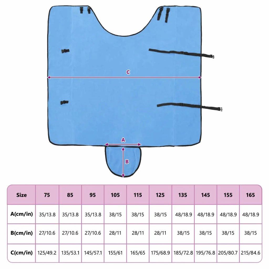 Coperta per Cavalli Aqua Completo 155 cm Poliestere 42013195