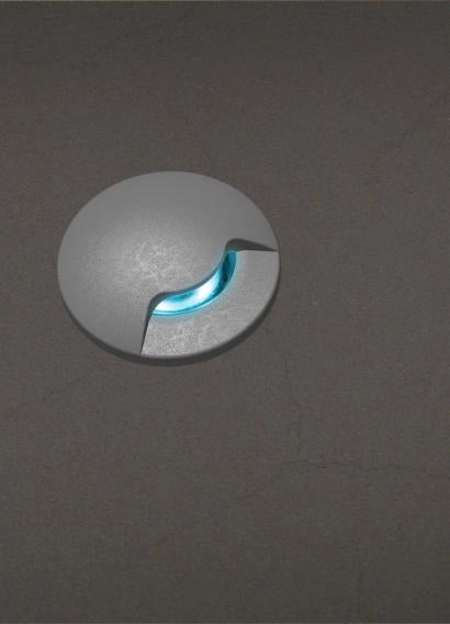 Fumagalli Aldo 1L Segnapssso Faretto LED G9 4000K Incasso 1 Lato Grigio IP 67 Luce Naturale