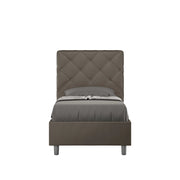 Letto Singolo 100x210 cm Senza Rete Priya Cappuccino