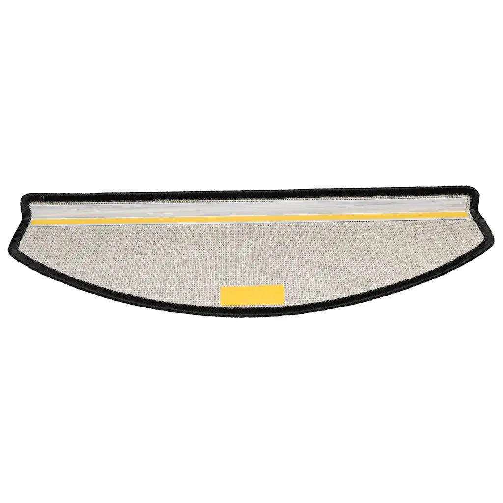 Tappetini per scale 30 pz 65x24x4 cm Antracite Semicircolari Grandi 3365749