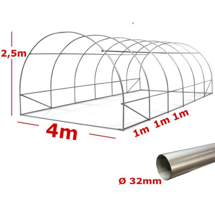 Serra Easy BOX 4x9m con copertura PVC 220MC