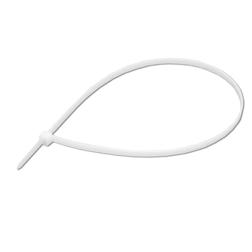 Fascette in plastica bianche 4.8×380 mm – set da 100 pezzi Breckner Germany