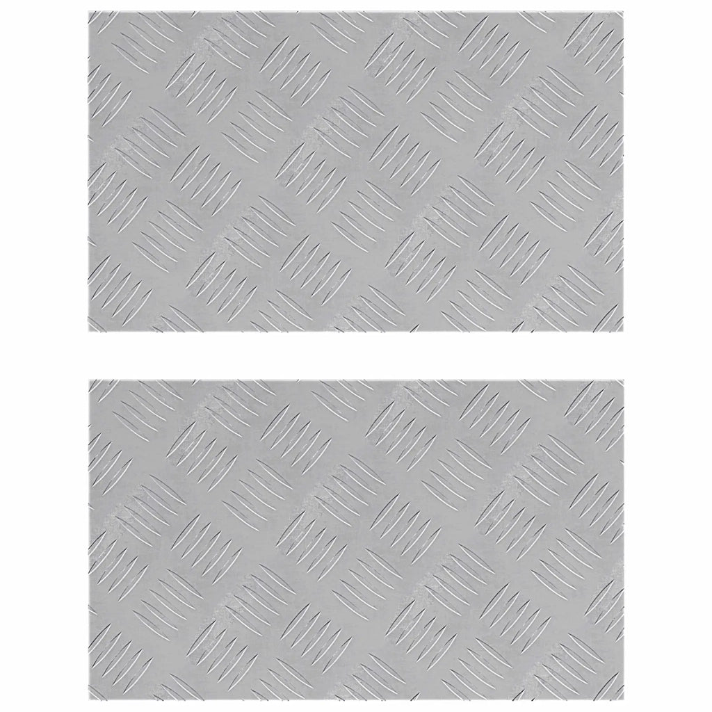 Gradini per Scale 2 pcs Argento 50 x 30 cm Alluminio 4104291