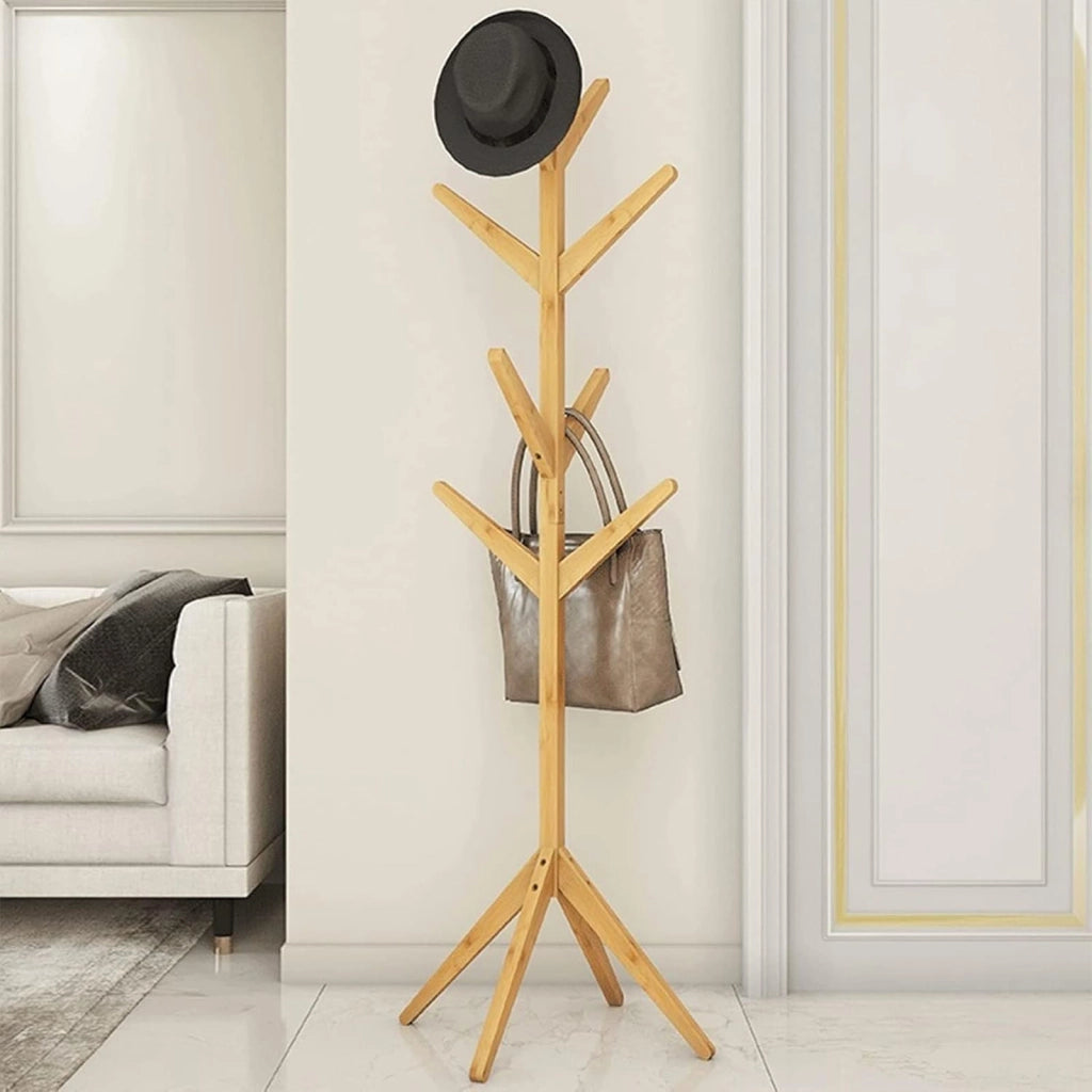 APPENDIABITI da terra 45 x 175 cm in bambù colore naturale
