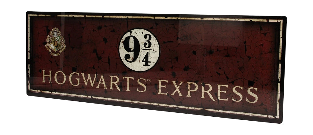 Poster in vetro, Hogwarts Express, 60x20 cm, Harry Potter