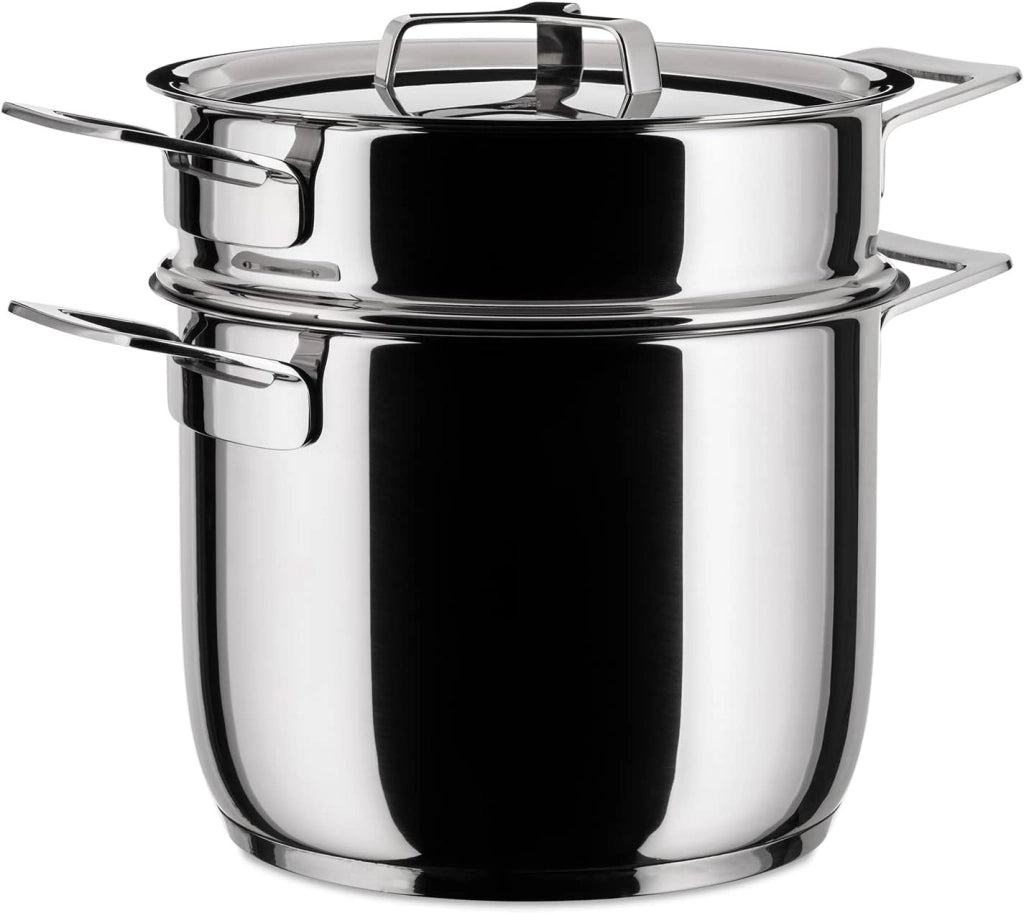POTS&PANS, Pasta-set in Acciaio, Alessi