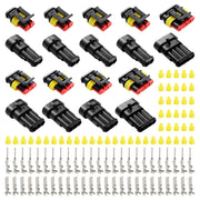 Set di 9 connettori impermeabili a 2/3/4 pin per auto
