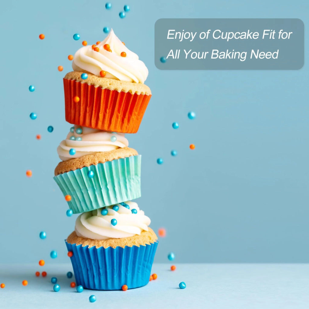 200 pirottini per cupcake, formato standard, antiaderenti, ideali per feste