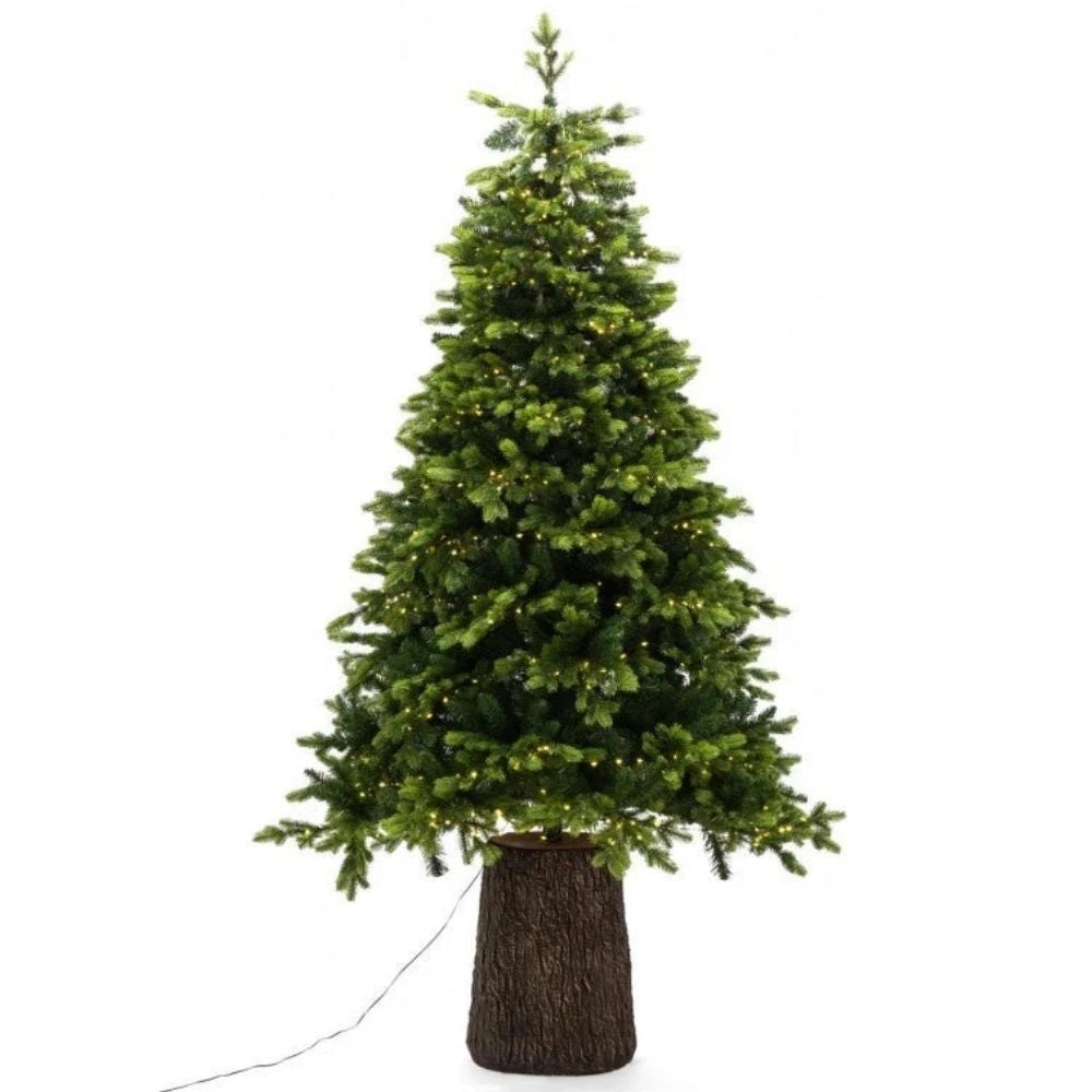 Albero di natale darsy led con tronco integrato 210 cm