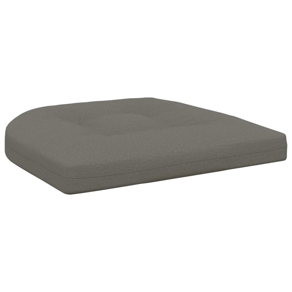 Cuscini per Sedia in 4 Pezzi 4 pz 100% Poliestere Grigio 945291