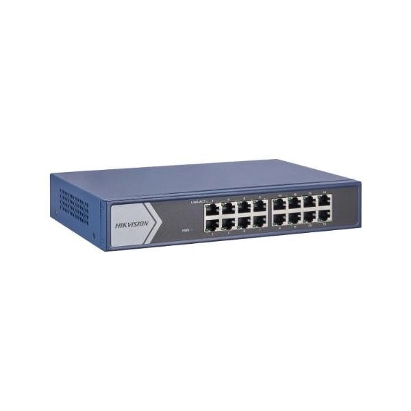 Hikvision switch l2, smart managed, 16 gigabit rj45 ports - DS-3E1516-EI
