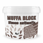 STUCCO IN PASTA MUFFA BLOCK 1KG PER PARETI UMIDE