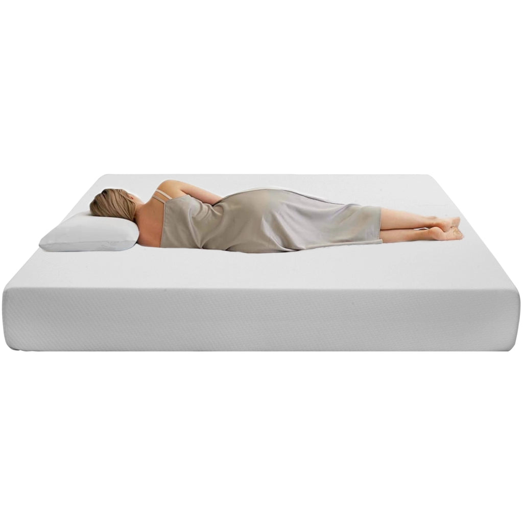 Materasso singolo 90x200 cm H3 in schiuma; sfoderabile e traspirante; bianco