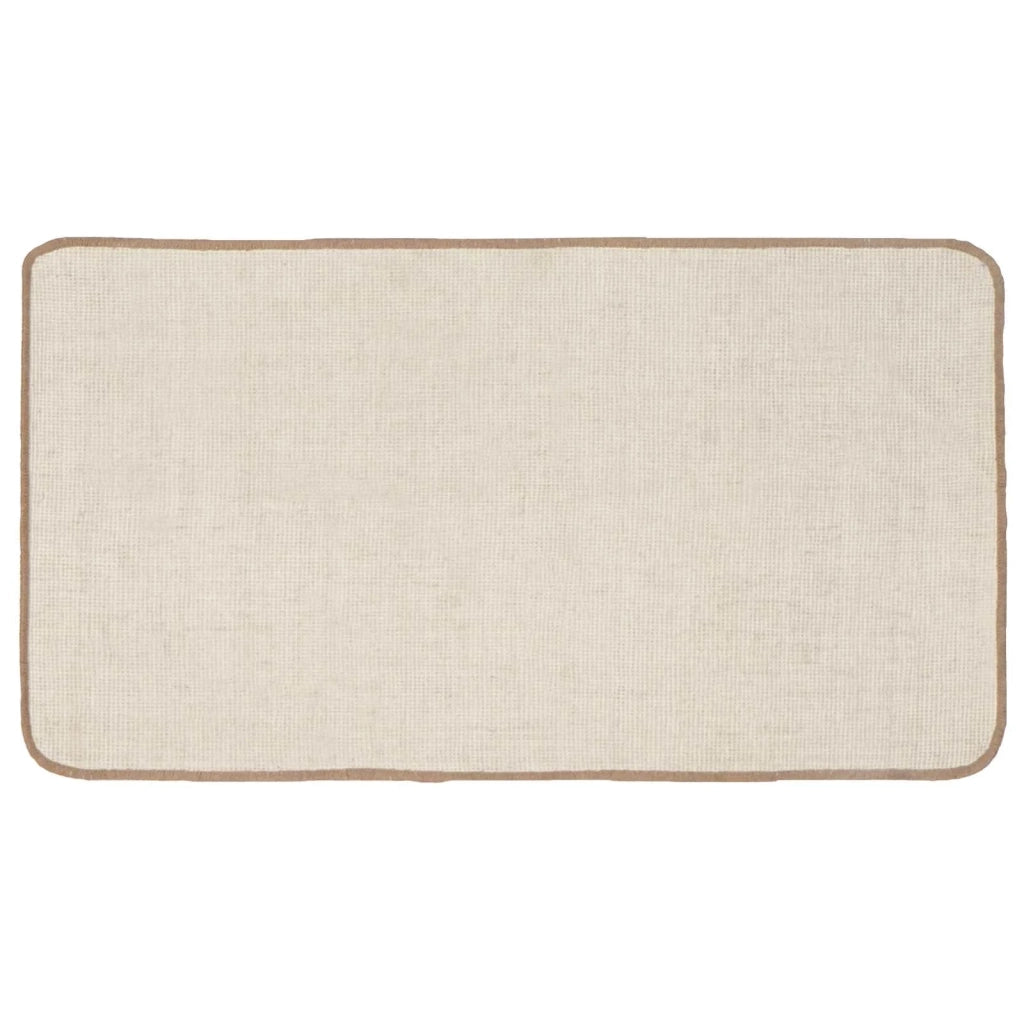 Tappeto da Area Marrone Chiaro 60 x 110 cm Juta 42010771