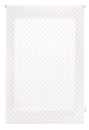 Speck-Rollo, tessuto, bianco-rosa, 110x180 cm
