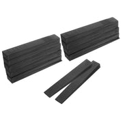 Zeppe di livellamento per mobili, 20 pezzi, colore nero, plastica, dimensioni 80x13x8 mm