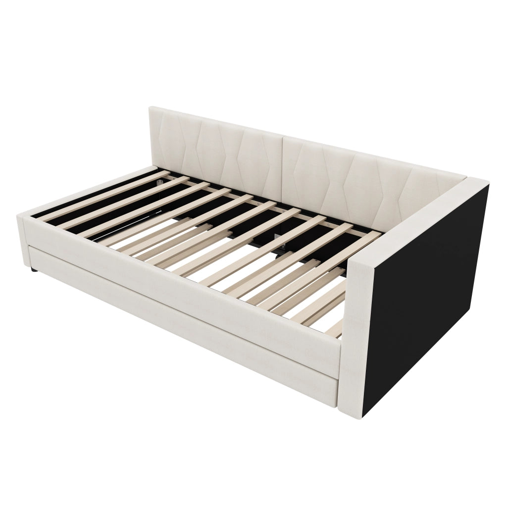 Letto singolo 90 x 200 cm con letto estraibile