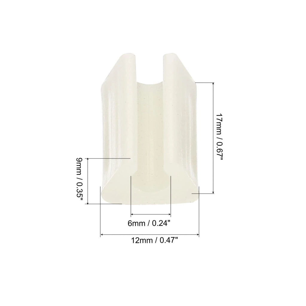 Protezioni per lavelli, 40 pezzi, 6 mm, plastica, colore bianco