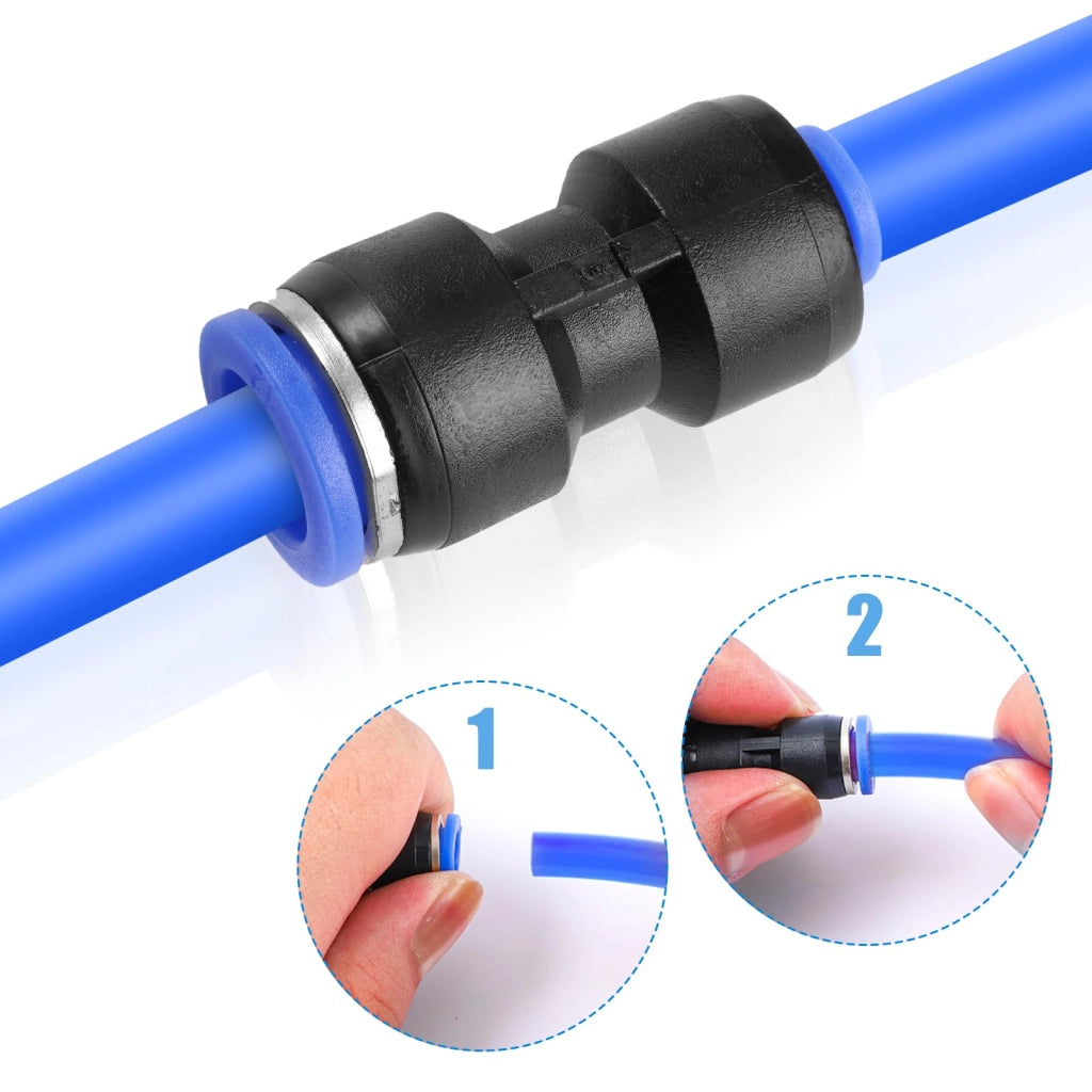 Connettori pneumatici, set da 30 pezzi, con dimensioni da 4-8/6-8/8-10/6-12 mm