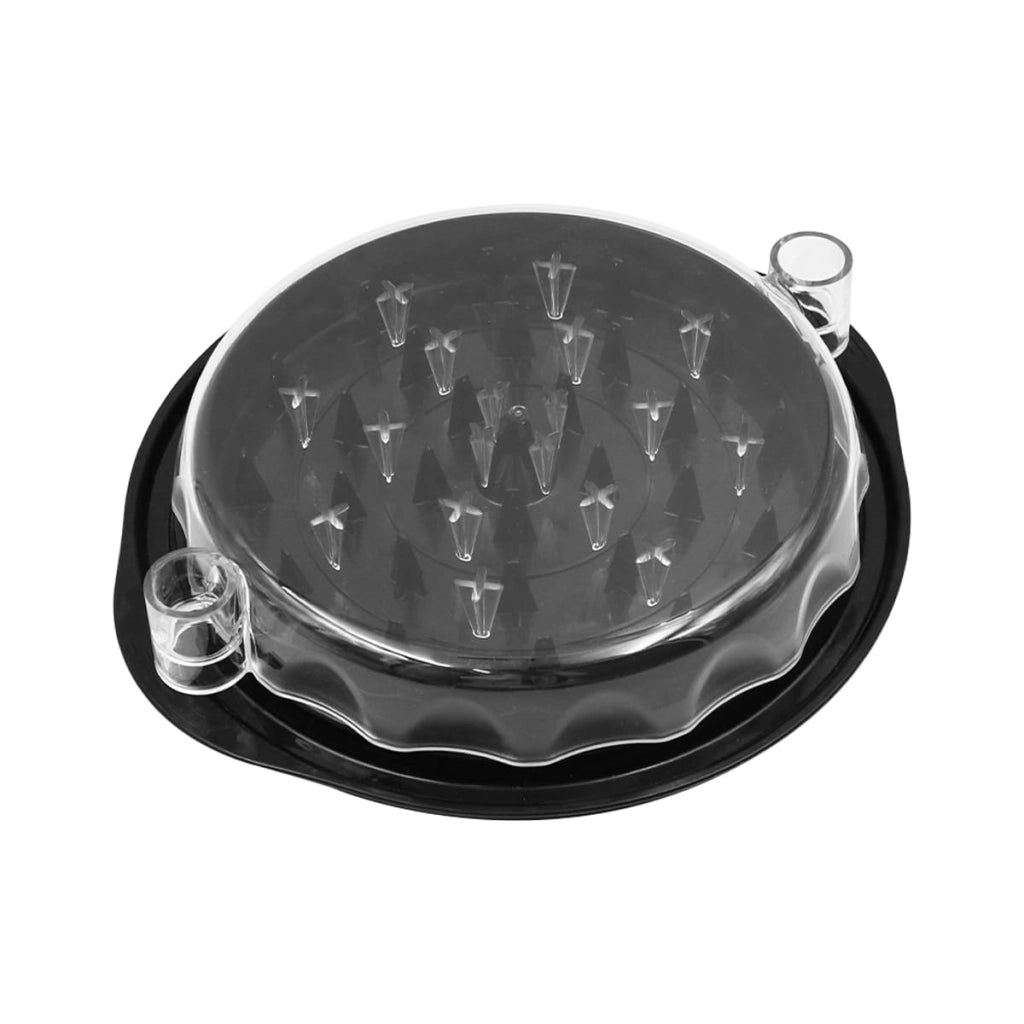 Macinacarne con coperchio trasparente, dimensioni 25x25x8,5 cm