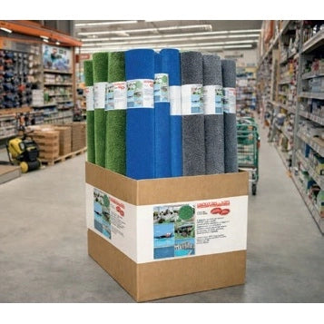 PAVIMENTO AGUGLIATO CRICKET NOPS 2X3 VERDE DRENANT