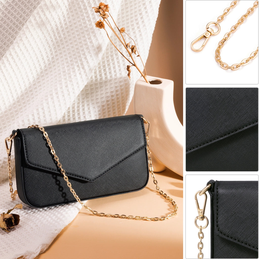 BORSA da donna Set da 4 pezzi 33x26,5x15 cm in PU nero