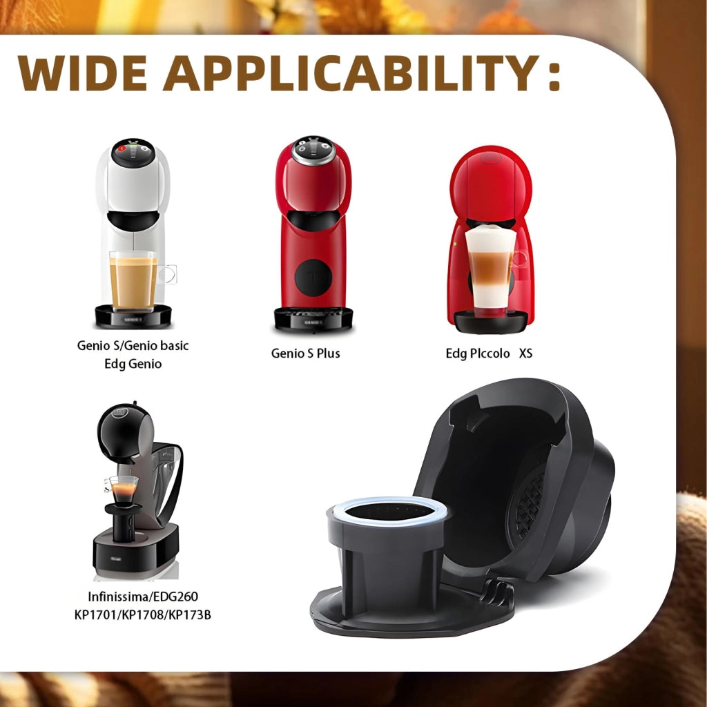 Adattatore per capsule di caffè, riutilizzabile, compatibile con Dolce Gusto, 1 pezzo