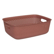 Cestino multiuso in plastica Tila Siena/Terracotta  10 L