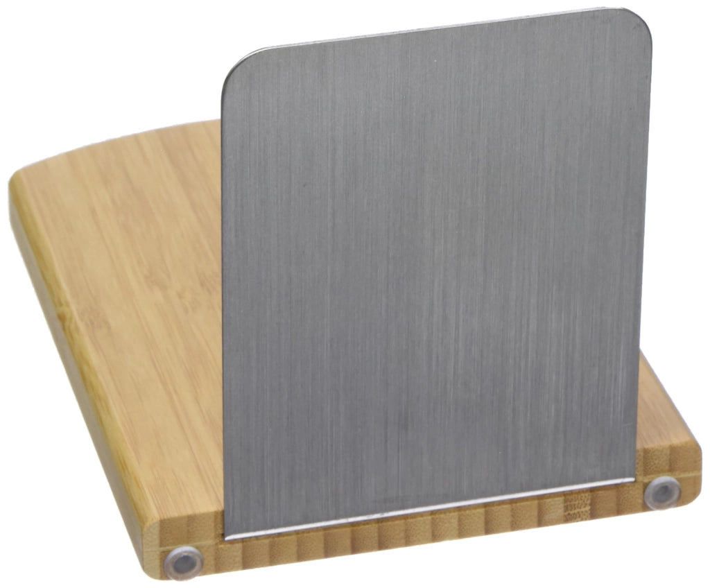 Supporti per libri in bambù, set da 2, dimensioni 12 x 11,7 x 17,2 cm