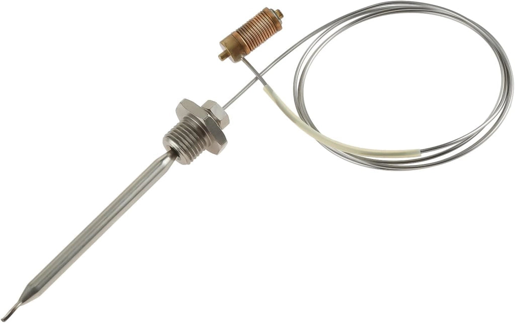 Sensore per termostato di friggitrice a gas, da 120 a 200 °C, lunghezza 120 cm, in ottone