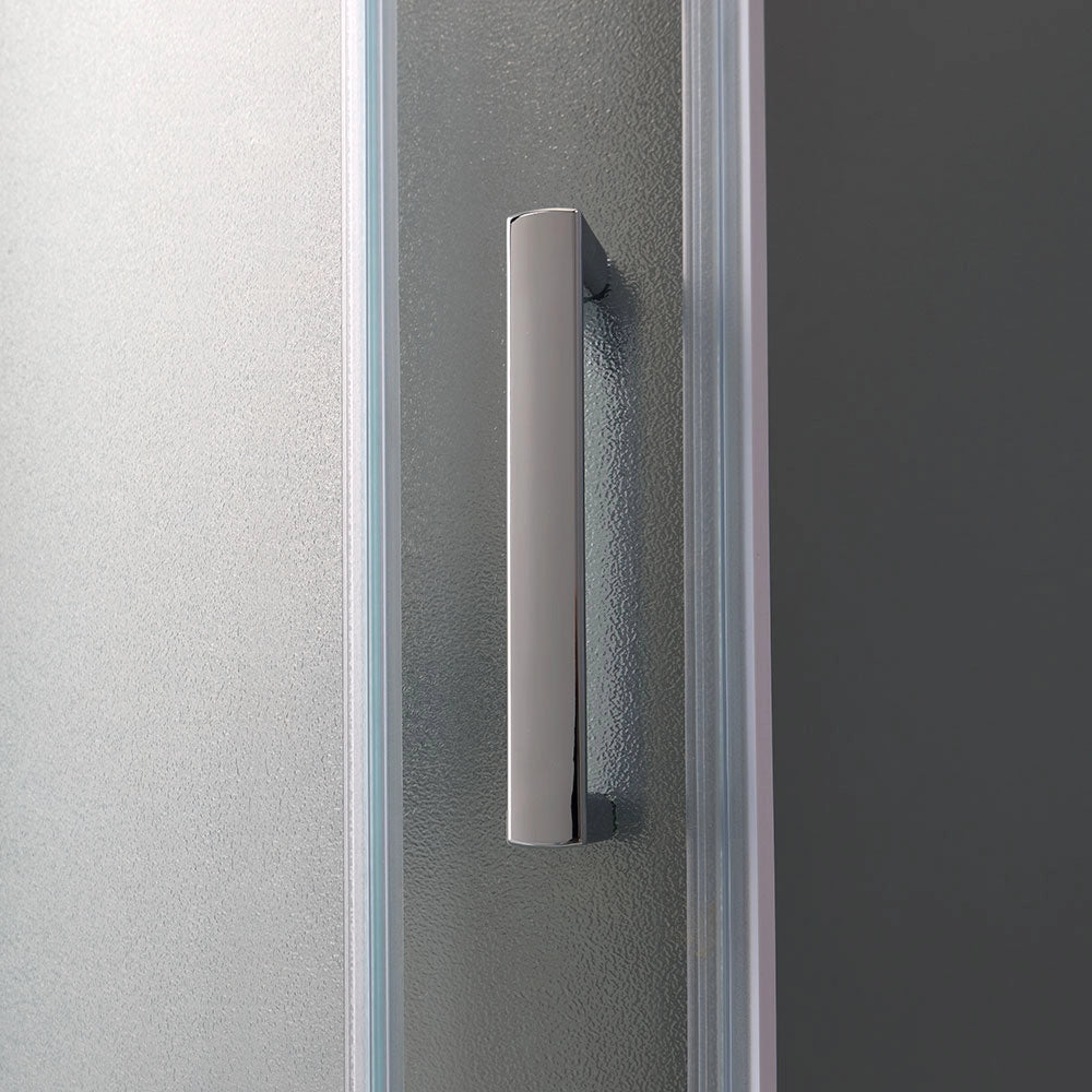 Box doccia semicircolare 80x80 cm cristallo opaco