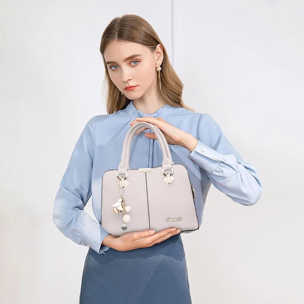 Borsa da donna a spalla in similpelle con tracolla regolabile