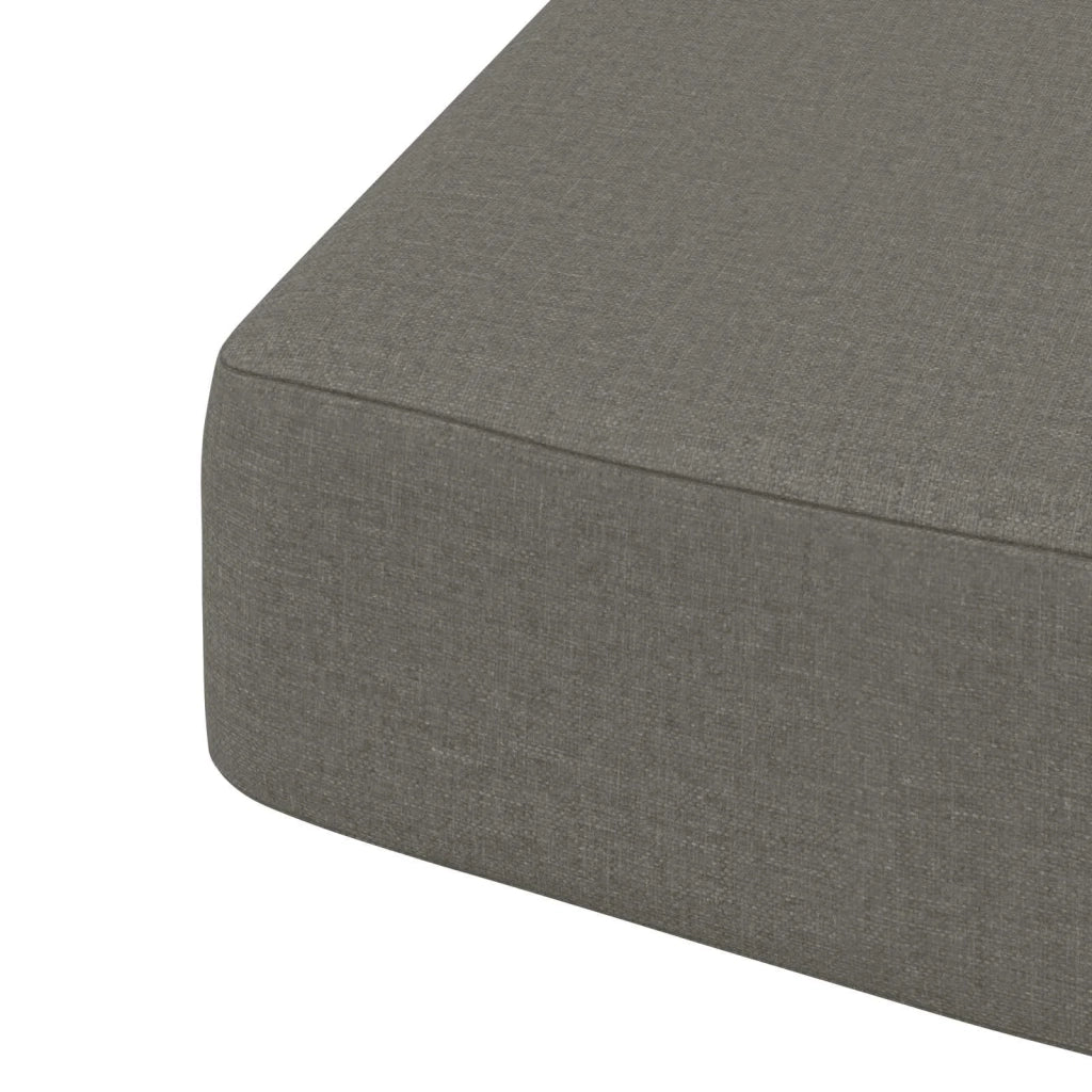 Cuscini per sedile a 4 pezzi SOEST 4 pz 100% Poliestere Grigio 945186