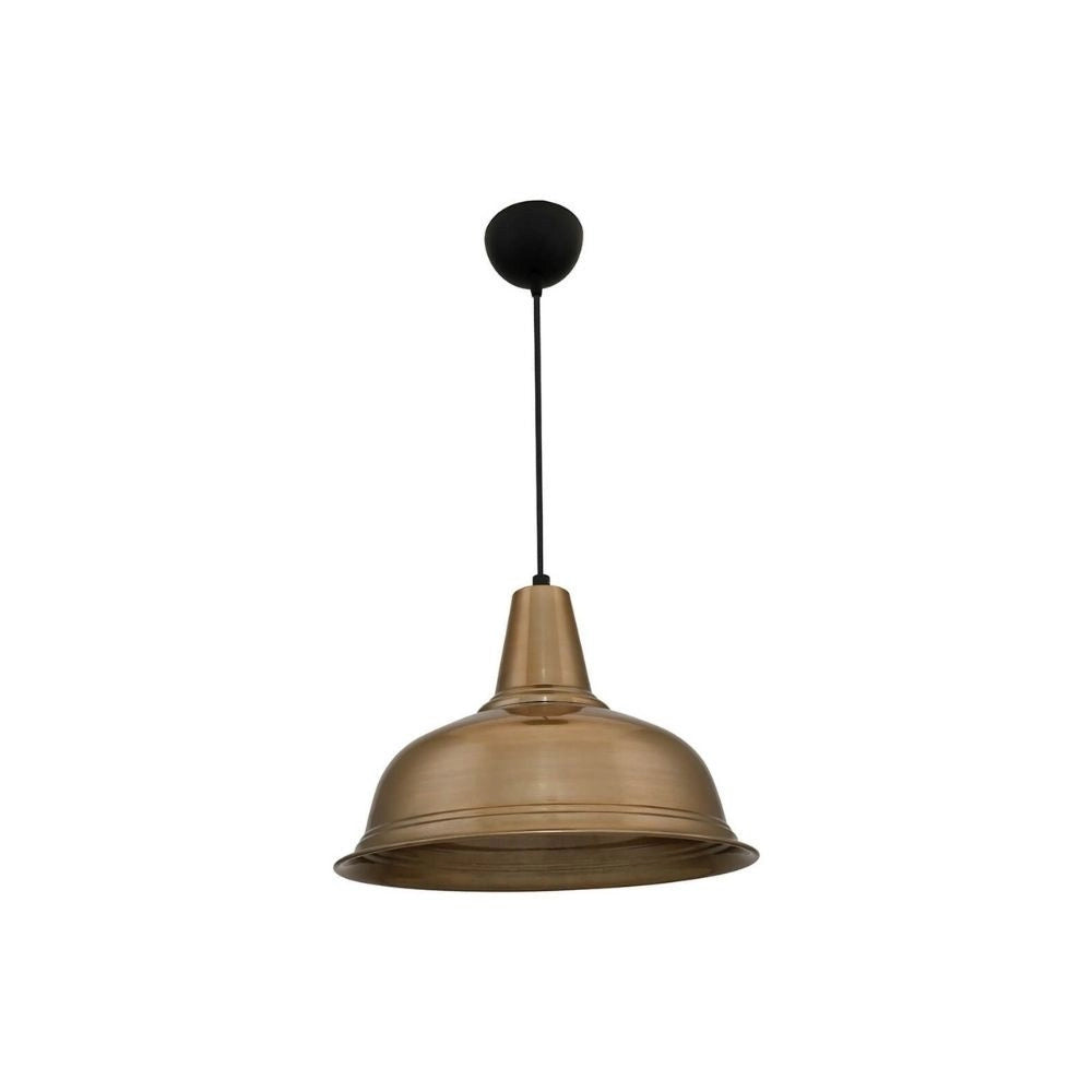 Lampada a sospensione Tampa ASZ1343 con diffusore bronzo EFFEZ