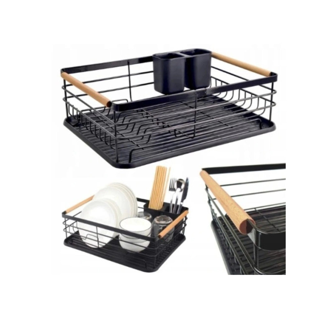 tadar E-8056 Asciugapiatti con scolapiatti e vassoio per l'organizzazione della cucina
