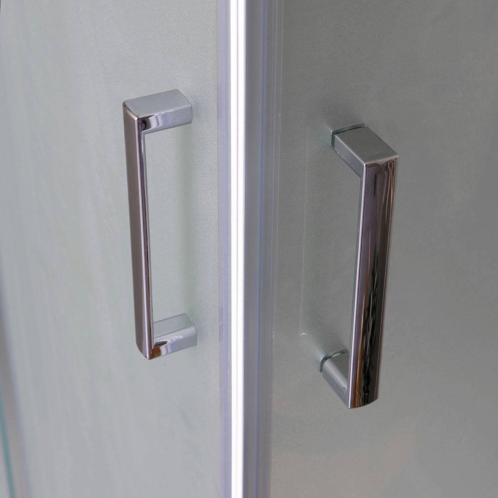 Box doccia rettangolare 120x70 ante satinate