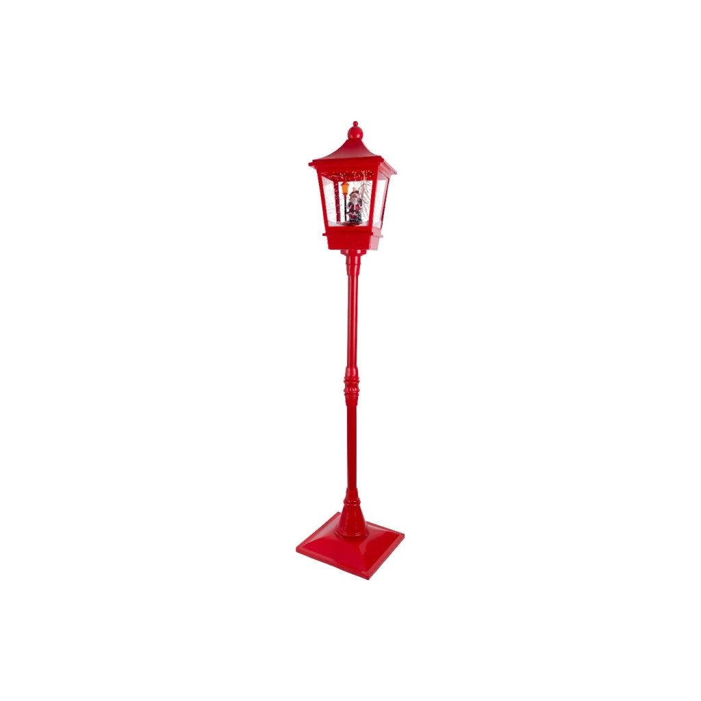 Lampione c/Babbo nat. c/LED 37,5x37,5x185H