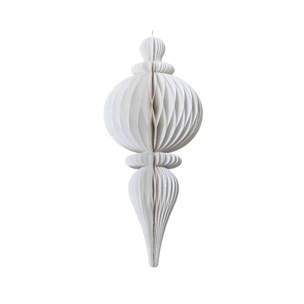APPENDINO PUNTA IN CARTA H80CM BIANCO
