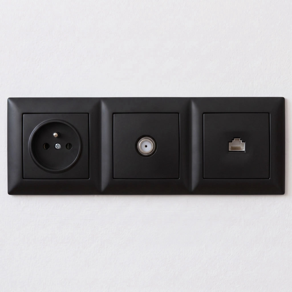 Presa Antenna Oste Jnh012-a Black