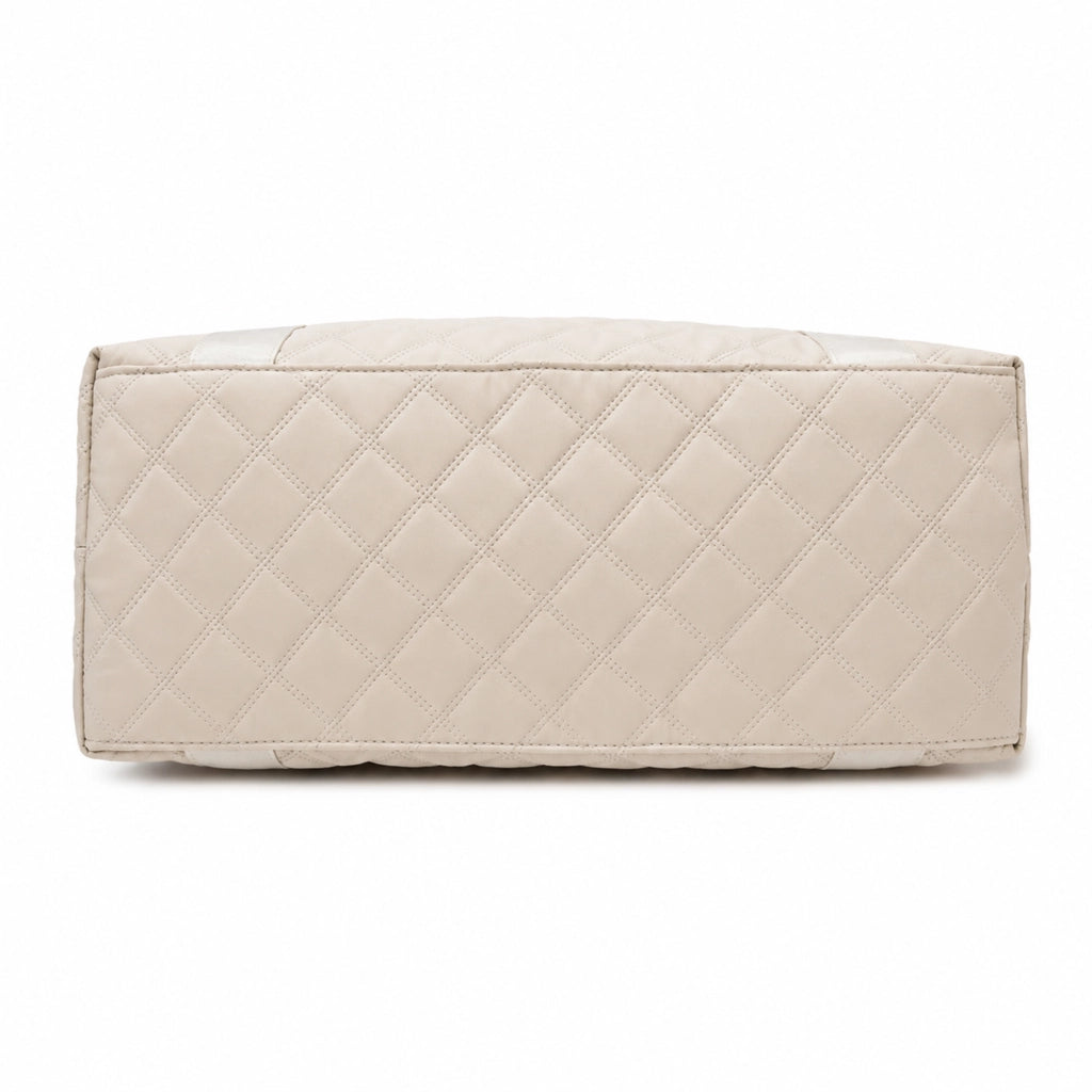 Borsa sportiva da viaggio beige 43 × 28 × 18 cm