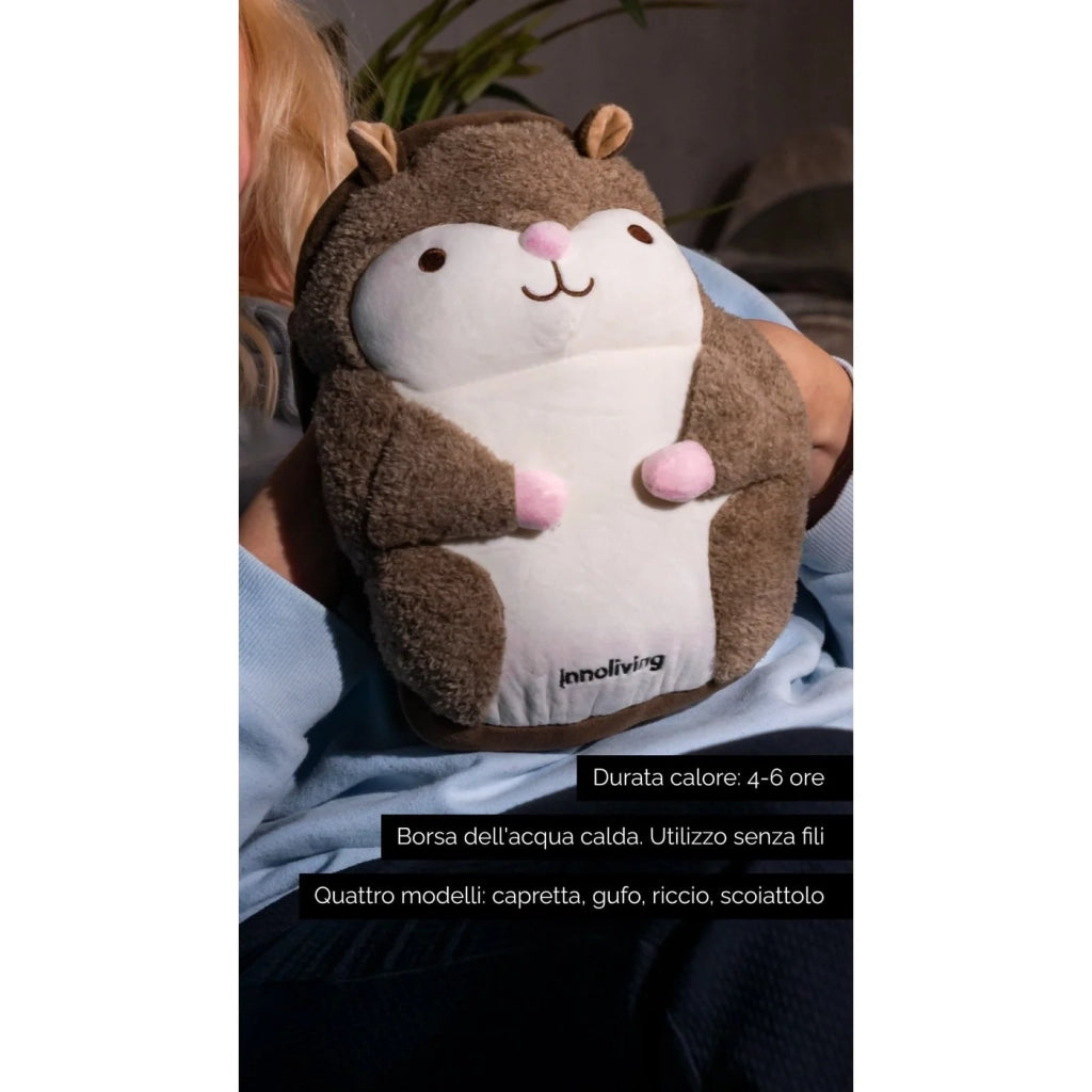 Innoliving INN-768C Peluche Capretta Scaldino Elettrico Senza Acqua
