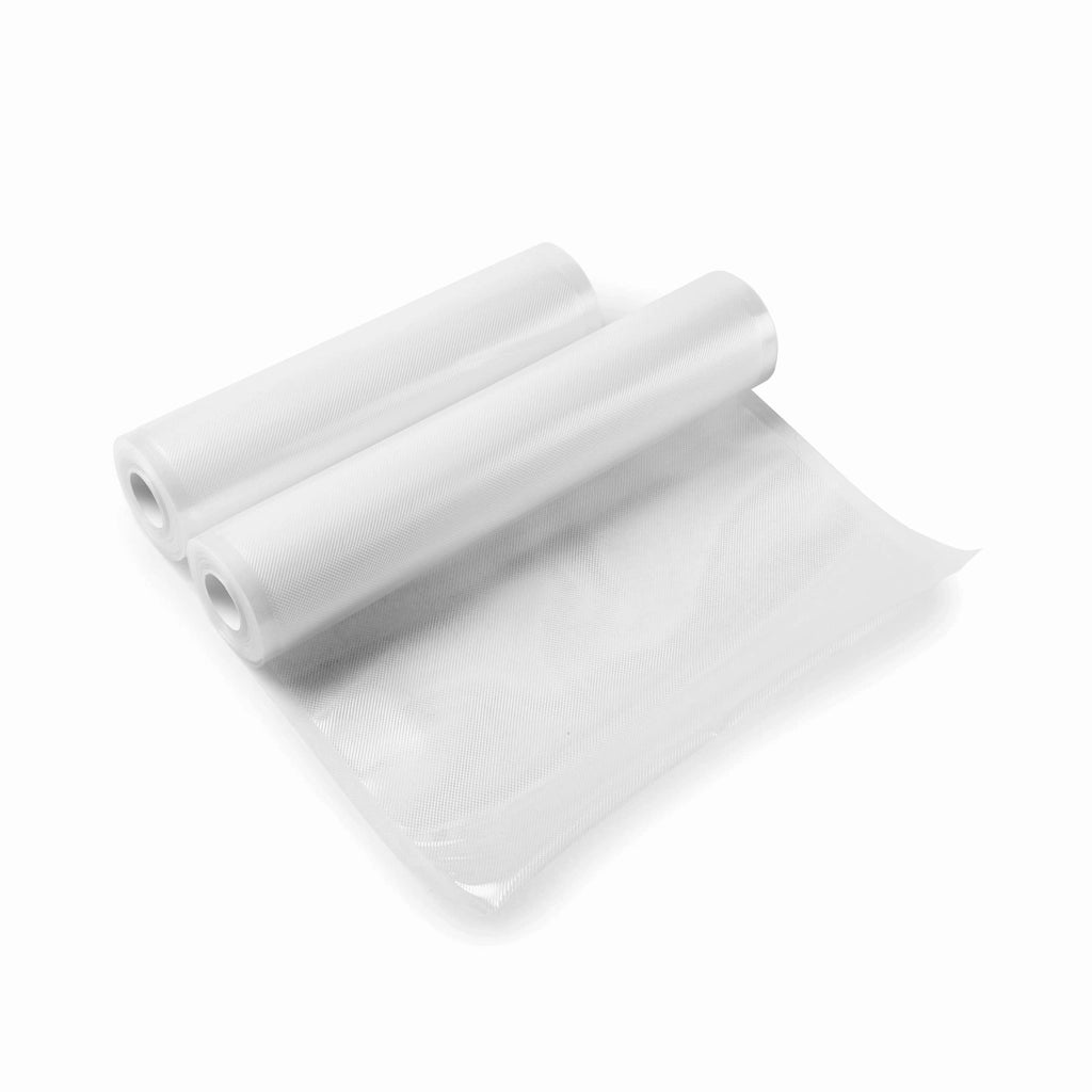 2 Rotoli Sacchetti per Congelatore Vuoti Lisci 22x5-28x5 cm