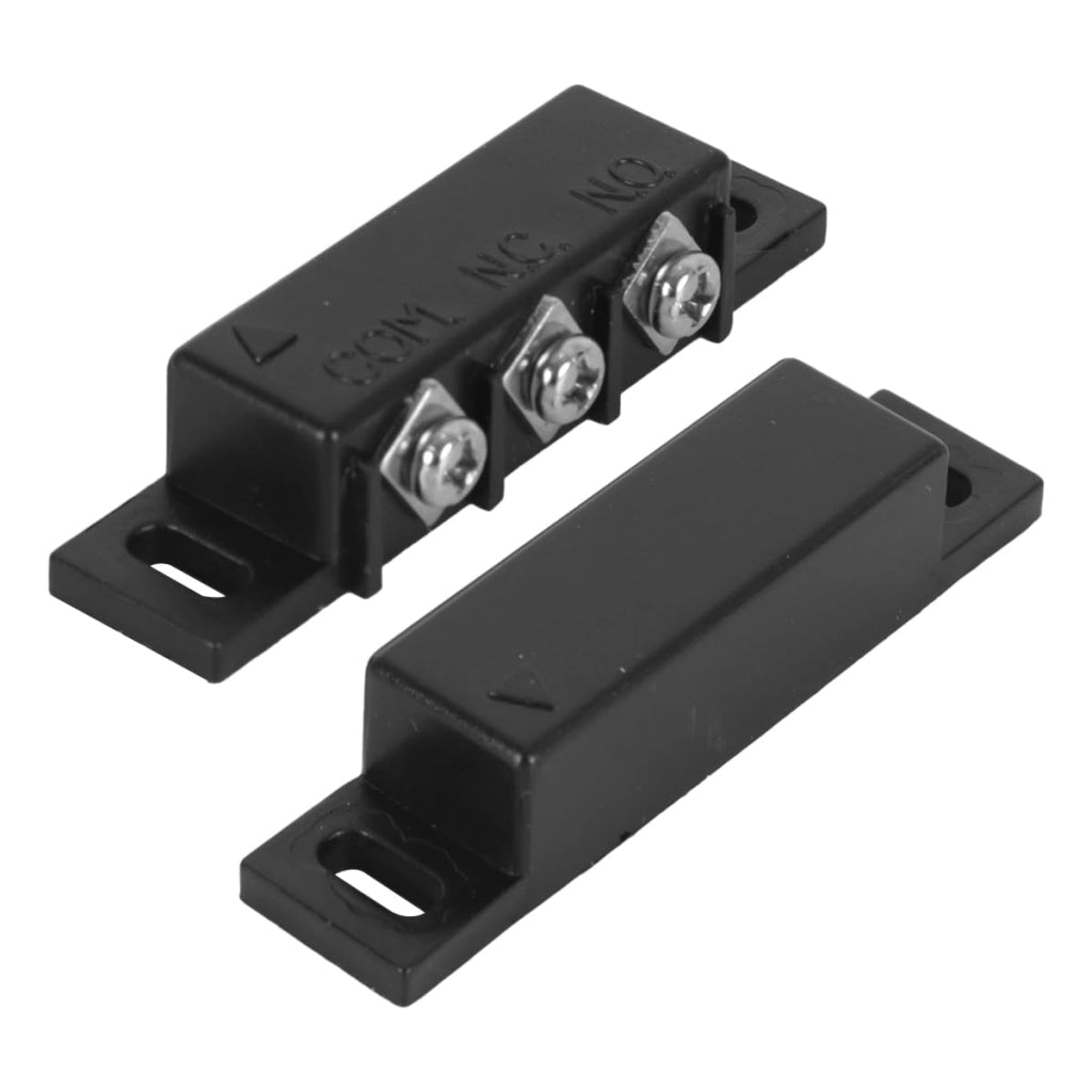 Interruttore magnetico per porte, a contatto normalmente aperto/chiuso, 12-100V, nero