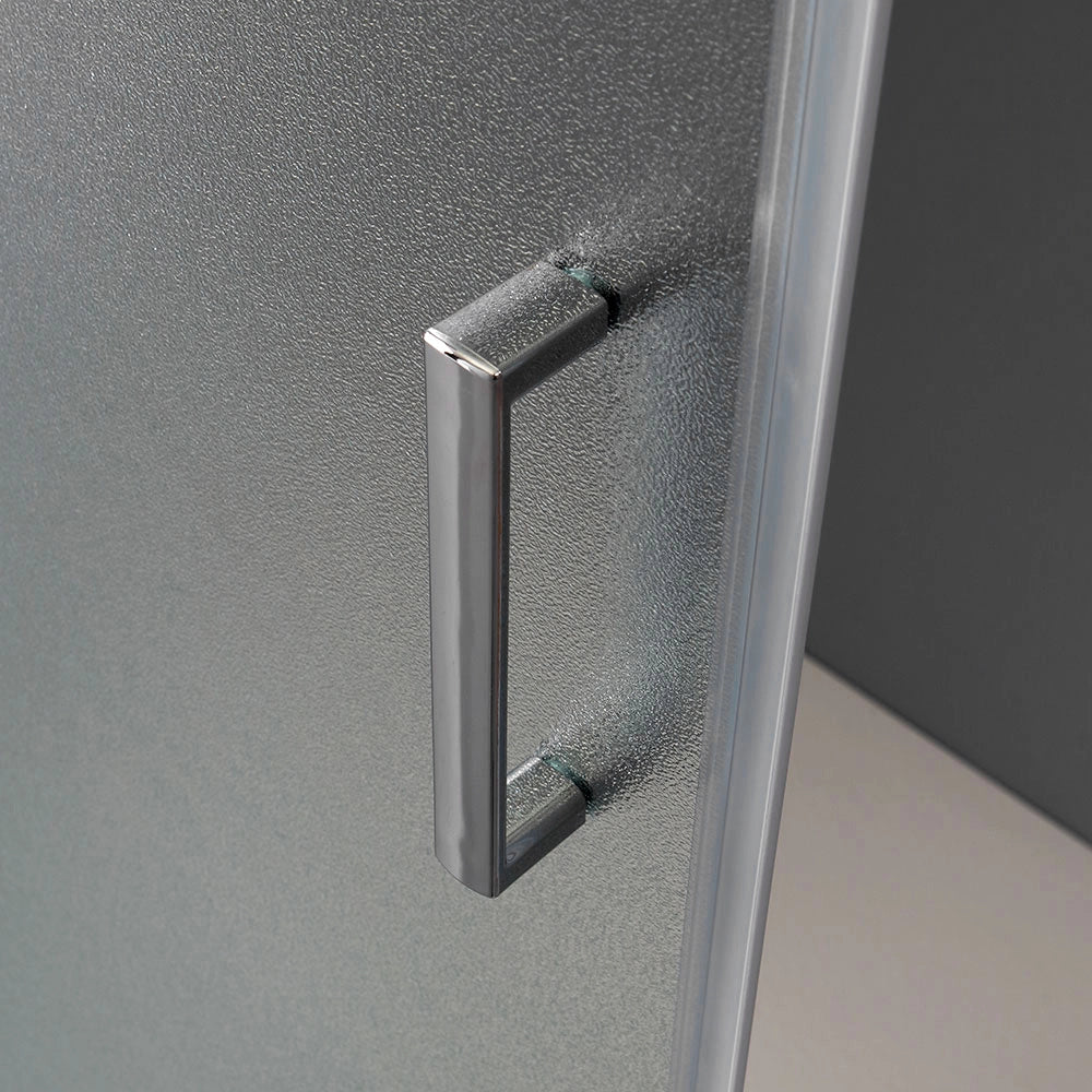Box doccia rettangolare 80x120 cristallo opaco