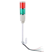 Segnalatore luminoso a LED rosso/verde, 230V, 3W, materiale ABS